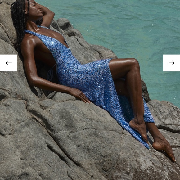 Monday Swimwear Dresses & Skirts - Monday Swimwear crochet sequin dress (size medium)